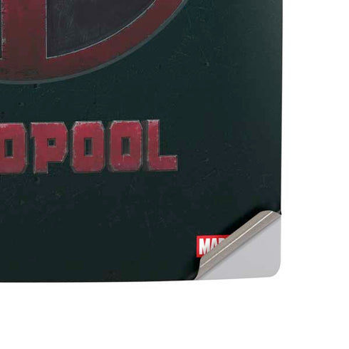 Marvel Deadpool Legacy Deadpool Logo PS5 Slim Digital Edition Console Skin